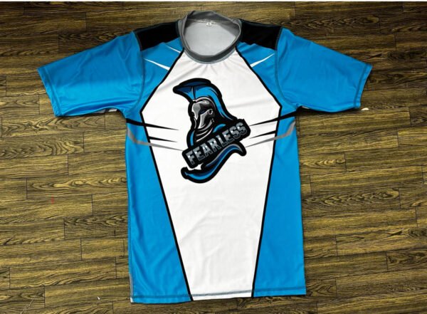 Sublimated shirt front